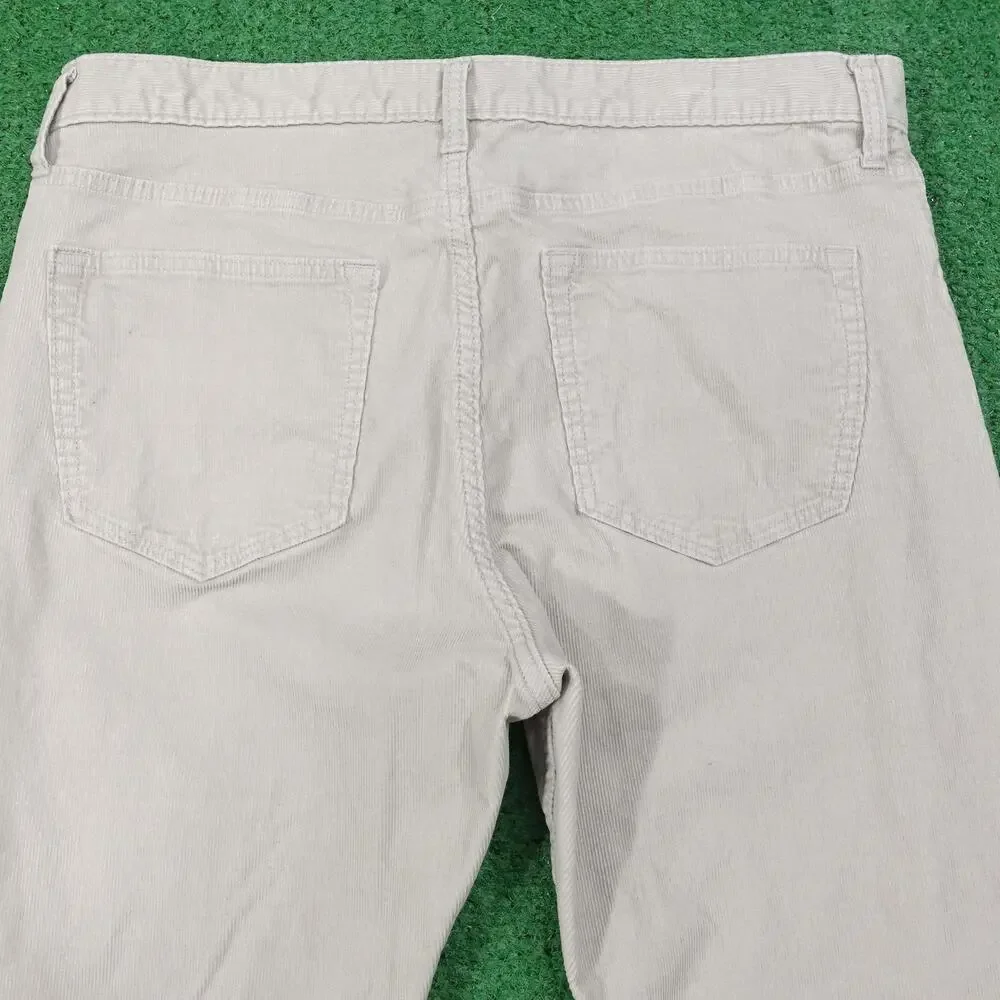 Banana Republic Corduroy Pants‎ Mens 36x32 Beige Slim Fit Chino Casual